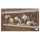 S2 - METAL FISH WALL ART (Y37)