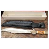 S2 - TRAIL OF TEARS BOWIE KNIFE W/ SHEATH (K24)