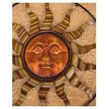 S2 - METAL SUN FACE WALL ART (Y23)