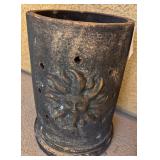 S2 - TERRA COTTA SUN FACE PLANTER (Y30)