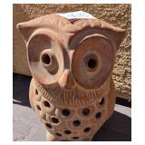 S2 - TERRACOTTA OWL LUMINARY (Y18)