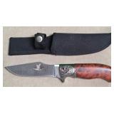 N - FURY MODEL 65546 EAGLE HUNTING KNIFE (A166)