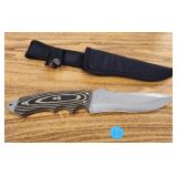 N - FROST CUTLERY STAINLESS STEEL KNIFE & SHEATH