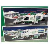 N - HESS HELICOPTER, TOY TRUCK & RACECARS (B168)