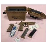 F - BERETTA 9MM PISTOL W/ CASE SN: BER866981 (#14)