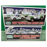 N - HESS TOY TRUCK & RACECAR, SUV & MOTORCYCLES