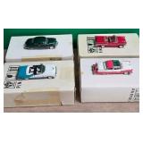 N - FOUR COLLECTIBLE DIECAST CARS (A198)