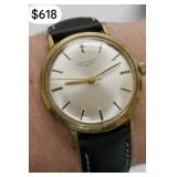 A VINTAGE LOMGINES MRNS WATCH