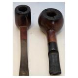 J - TWO VINTAGE COLLECTIBLE TOBACCO PIPES (T3)