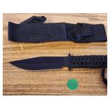 N - FIXED BLADE COMBAT KNIFE W/ SHEATH (E13)