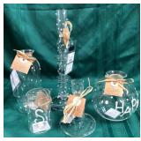 43 - NEW WMC CANDLE HOLDERS & VASES (A174)