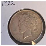 1922 - PEACE SILVER DOLLAR (#30)