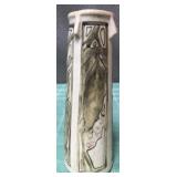 513 - CYLINDRICAL CERAMIC VASE (M26)