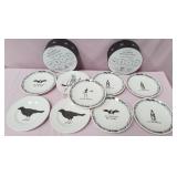 548 - LOT OF HALLOWEEN PLATES (B98)