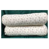 43 - NEW WMC MUD PIE BOLSTER PILLOWS