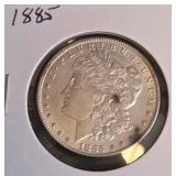 1885 - MORGAN SILVER DOLLAR (#17)