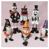548 - MIXED GNOMES & SKELETON FIGURINES (B28)