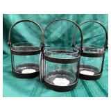 43 - NEW WMC THREE CANDLE LANTERNS (A172)