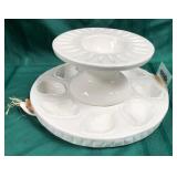 43 - NEW WMC EGG DISH/ PEDESTAL PLATE (A95)