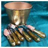43 - NEW WMC APPETIZER/ JAM SPREADERS, BUCKET