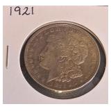 1921 - MORGAN SILVER DOLLAR (#25)