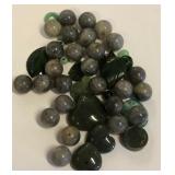 513 - MIXED LOT OF LOOSE STONE BEADS (S48)