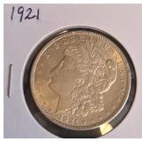 1921 - MORGAN SILVER DOLLAR (#18)