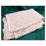 43 - NEW WMC PINK ANIMAL PRINT THROW BLANKET (A70)
