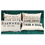 43 - NEW WMC FOUR ACCENT PILLOWS (A33)