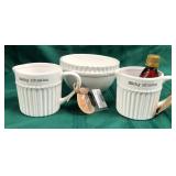 43 - NEW WMC SAUCE PITCHERS & BOWL (A113)
