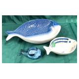 43 - NEW WMC FISH BOWLS & VOTIVE HOLDER (A124)