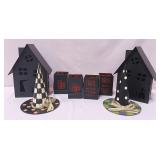 548 - WITCH HATS, HAUNTED HOUSES, LANTERNS (B97)