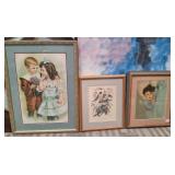U - THREE PIECES FRAMED ART (U10)