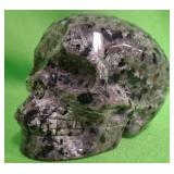 548 - CARVED STONE SKULL (A9)