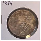 1884 - MORGAN SILVER DOLLAR (#20)