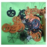 548 - MIXED LOT OF PUMPKINS & SPIDER WEBS (A48)