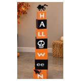 548 - 60"T STACKED HALLOWEEN PORCH DECORATION