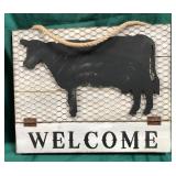43 - NEW WMC FARM-STYLE WELCOME SIGN (A54)
