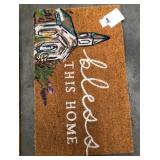 43 - NEW WMC BLESS THIS HOME DOOR MAT (A?)