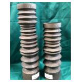 43 - NEW WMC PAIR OF DECORATIVE VASES (A4)