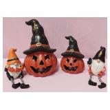 548 - GNOME SHELF SITTERS & JACK-O-LANTERNS (B6)