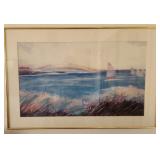 502 - FRAMED ART 35"W