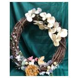 43 - NEW WMC GRAPEVINE EASTER WREATH (A65)