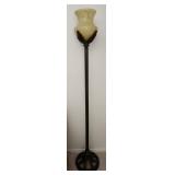 502 - VINTAGE TORCH-STYLE FLOOR LAMP