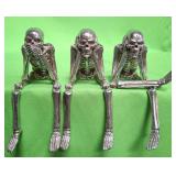 548 - THREE SKELETON SHELF-SITTERS (A74)