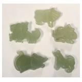 513 - FIVE MINIATURE FIGURINES (S47)
