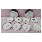 548 - MIXED LOT OF HALLOWEEN PLATES (B101)