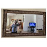 502 - FRAMED WALL MIRROR 40X72"