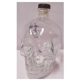 548 - GLASS SKULL BOTTLE (B103)