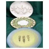 43 - NEW WMC THREE SERVING PLATTERS (B77)